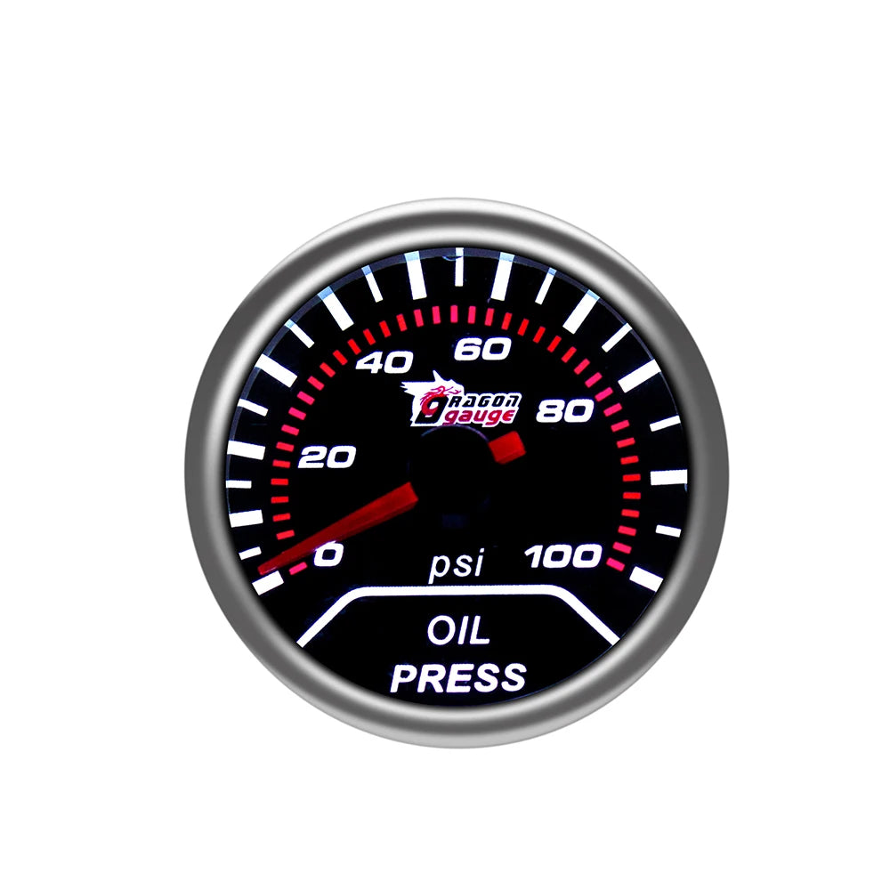 52mm Multi-Function Gauge — Water Temp, Oil Temp, Oil Pressure, Boost, AFR, EGT, Tach, Volt