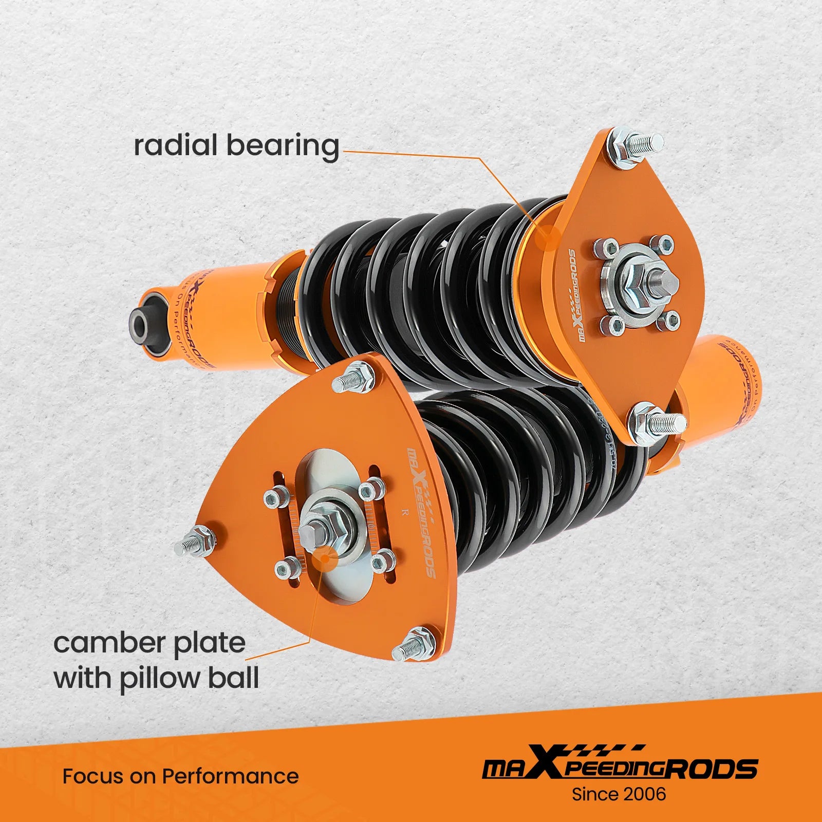 MXR-SNA Coilovers — WRX 2008–2014 (Non-STi)